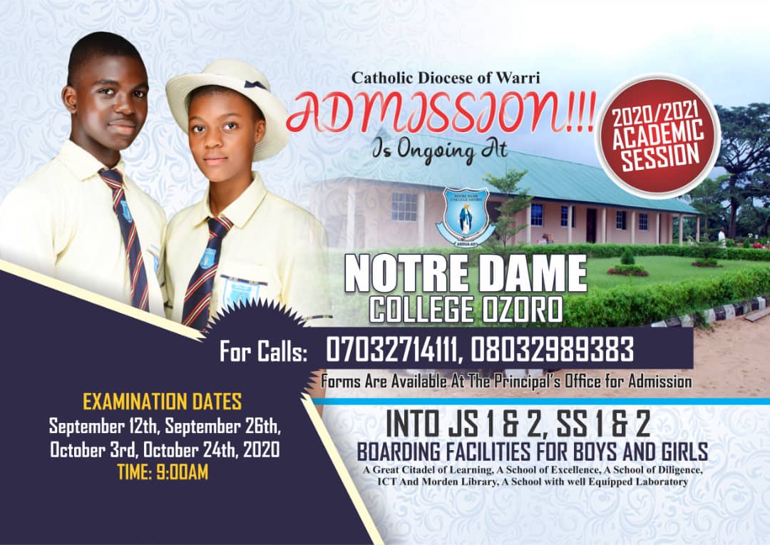 Home Page - Notre Dame College, Ozoro